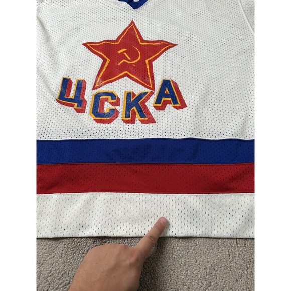 Mens Jersey NHL 80s HC CSKA Moscow, ZWICHEL Made In USA, Size L - Picture 13 of 13